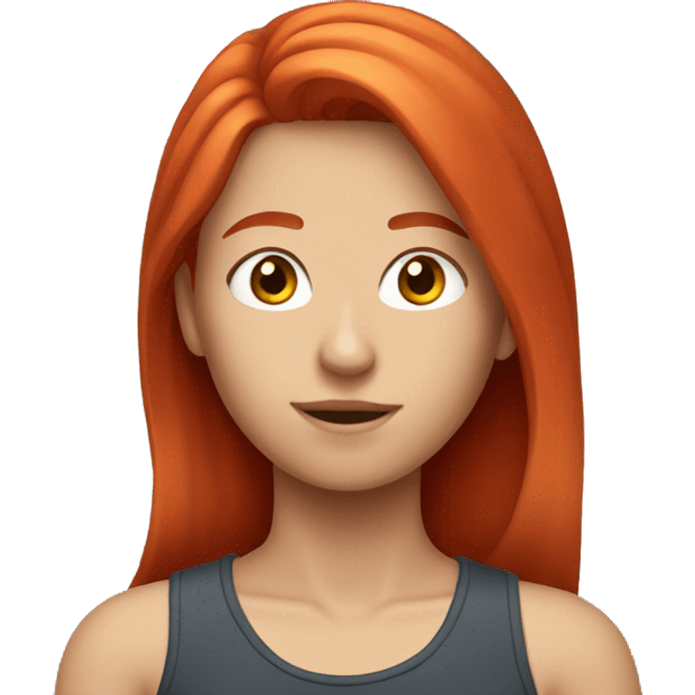 A red head teen emoji