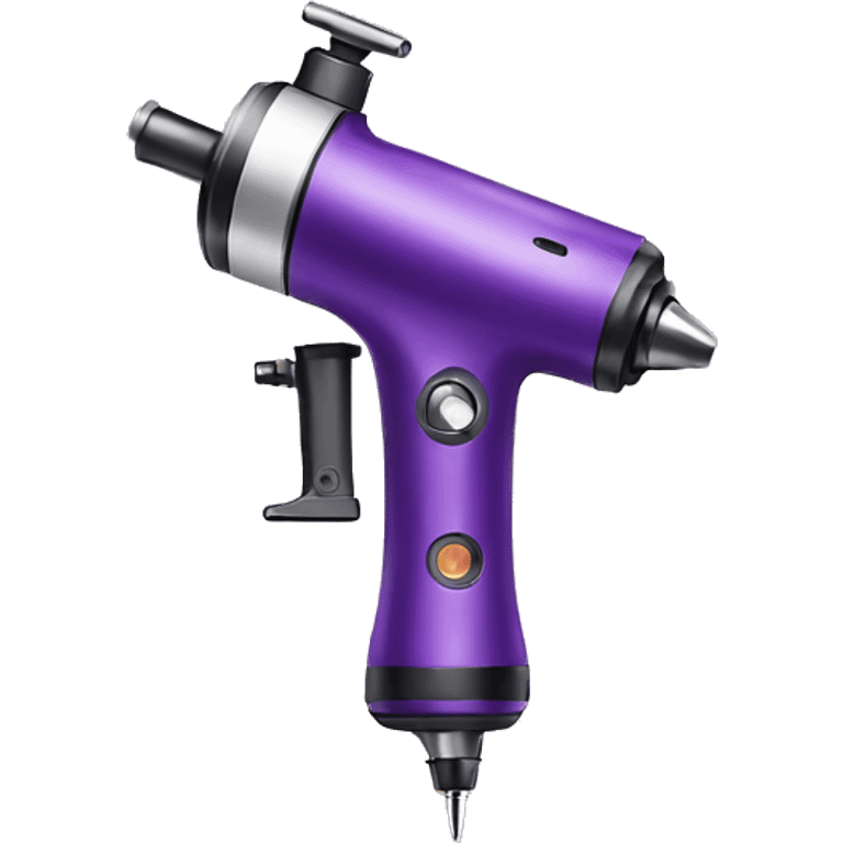 Purple wireless tattoo machine emoji