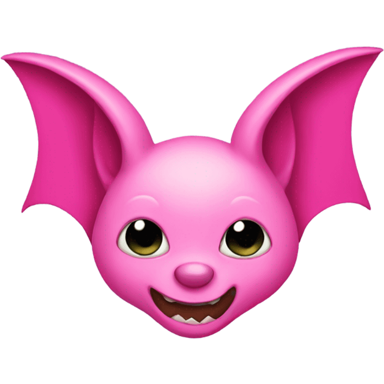 Pink bat  emoji