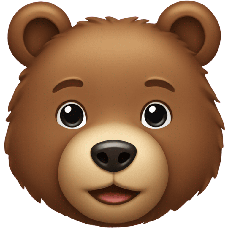 bear with bow emoji