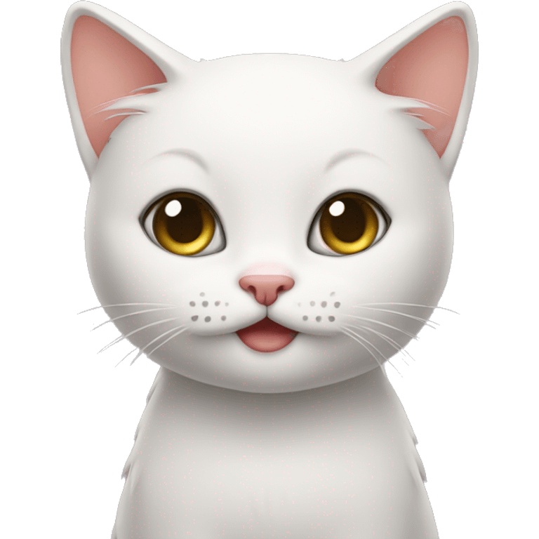 Cute kitty emoji