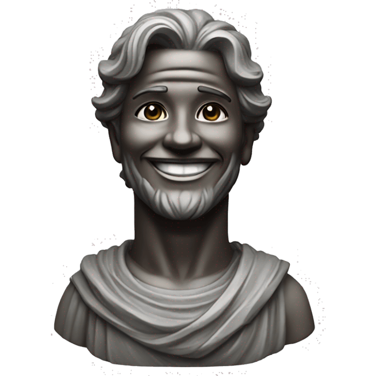 Statue of god smile (solo levelling) emoji