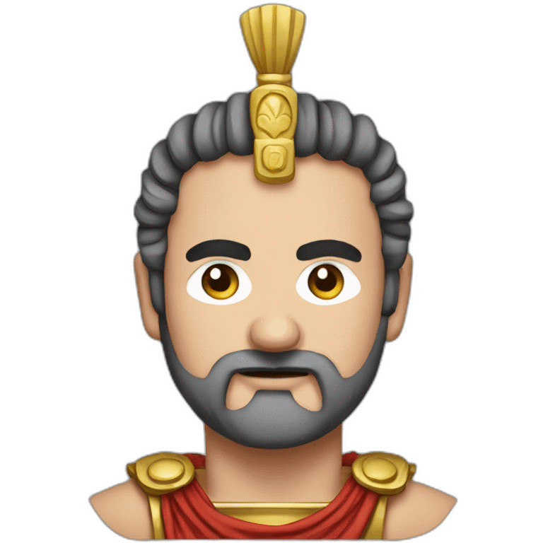 Roman emperor, pixel art emoji