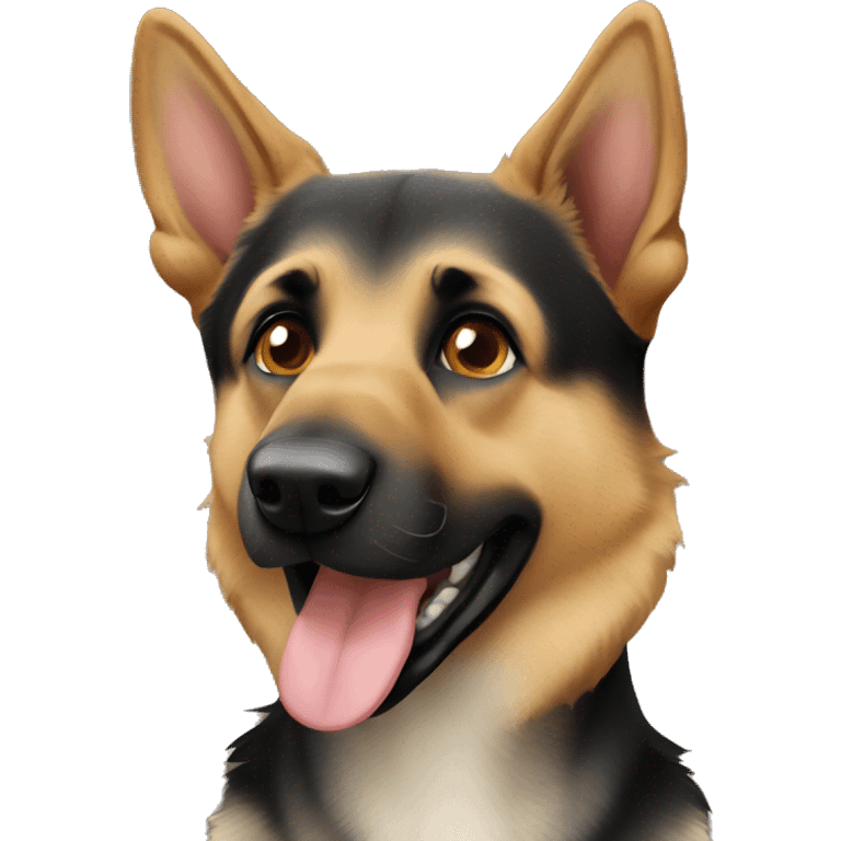 German shepherd hound mix emoji