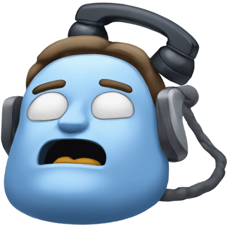 Snoring telephone emoji