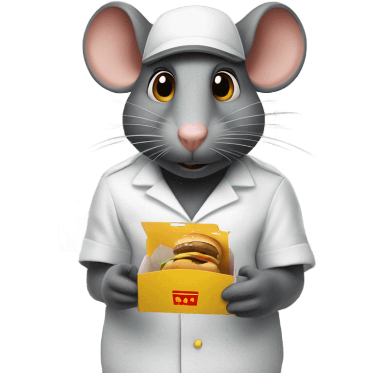 Rat selling McDonald’s ￼ emoji