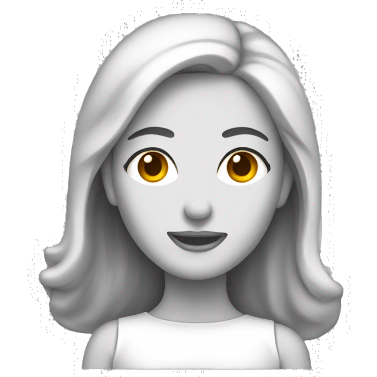 Mac computer woman hespanic emoji