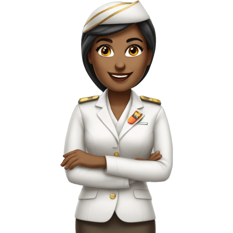 Emirates hostess emoji