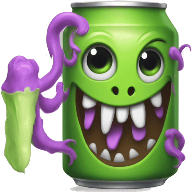 Canette de monsters emoji