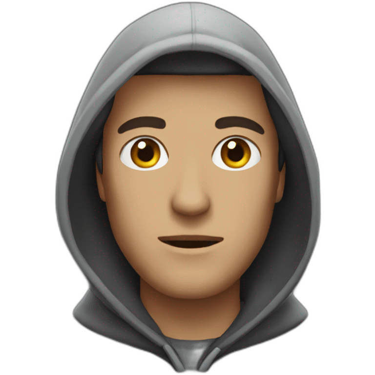 Man with hood emoji