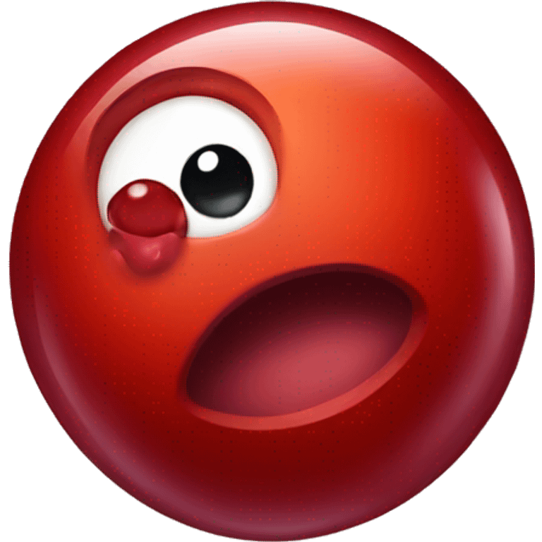 Red blood cell emoji