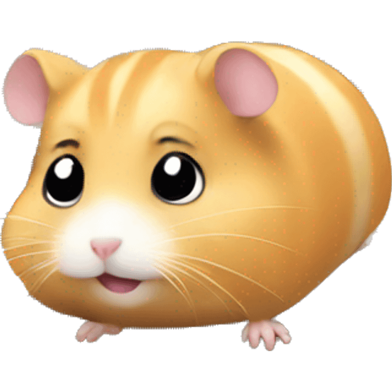 hamster on a train emoji