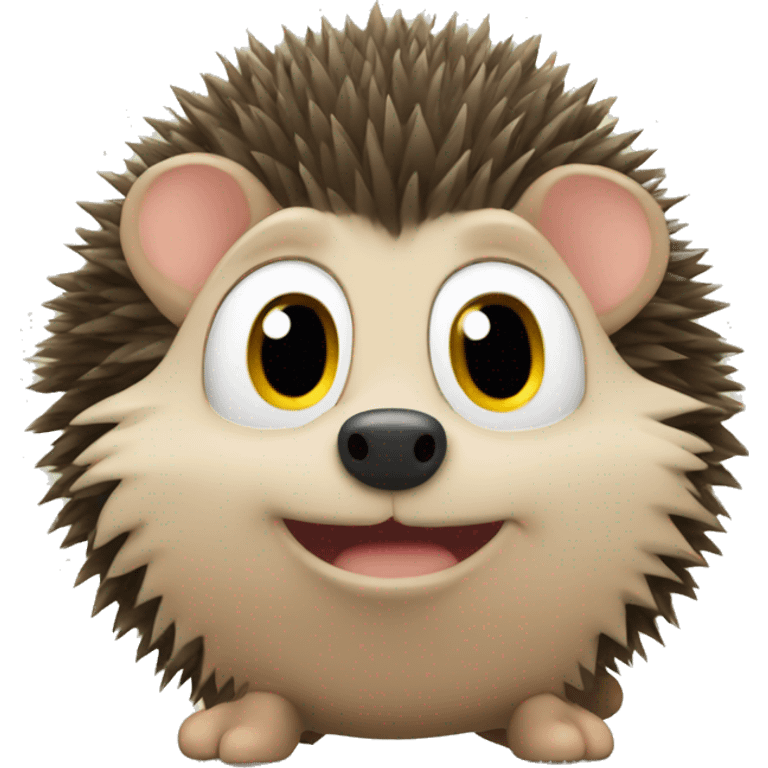 Hedgehog saying Haha yes  emoji