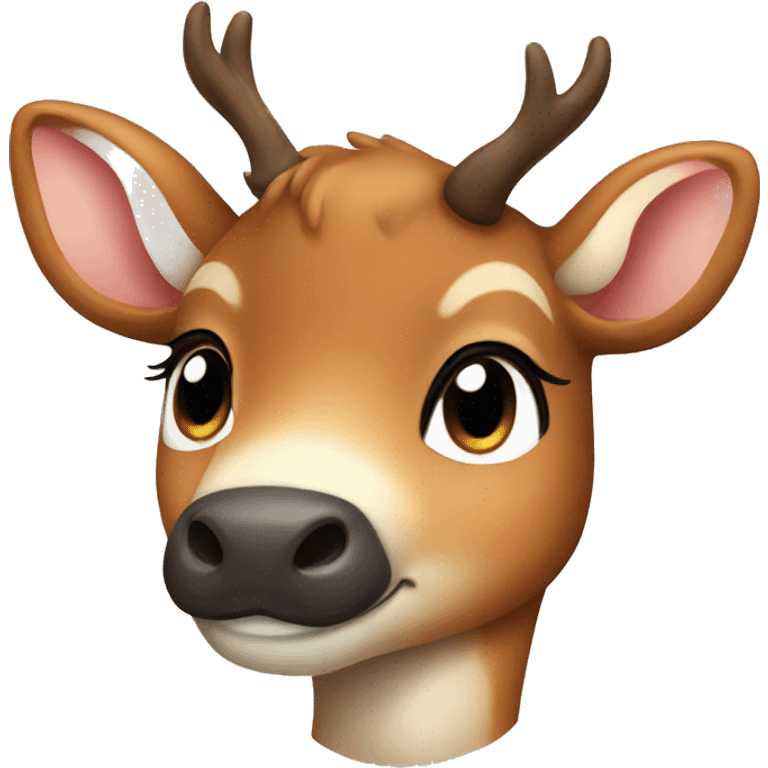 Cute deer  emoji