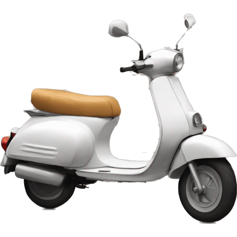 a scooter in front of a brick wall emoji