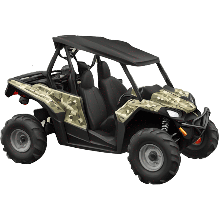 Polaris camouflage buggy atv emoji