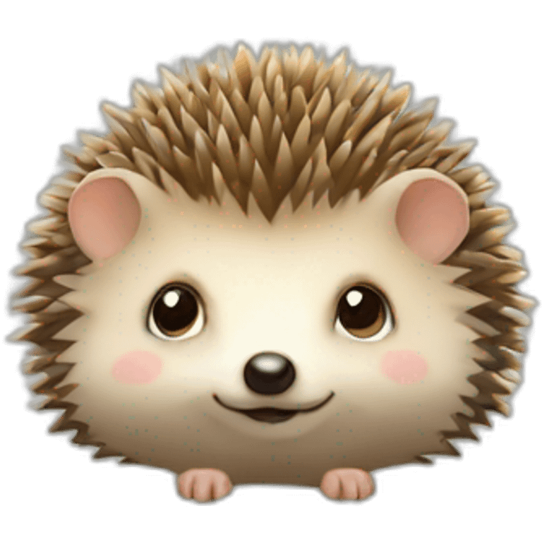 hedgehog hello emoji