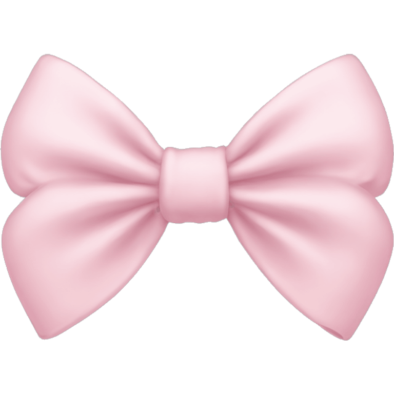 Light pink bows emoji