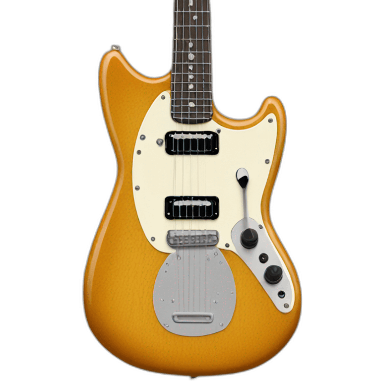 Fender Mustang guitar  emoji