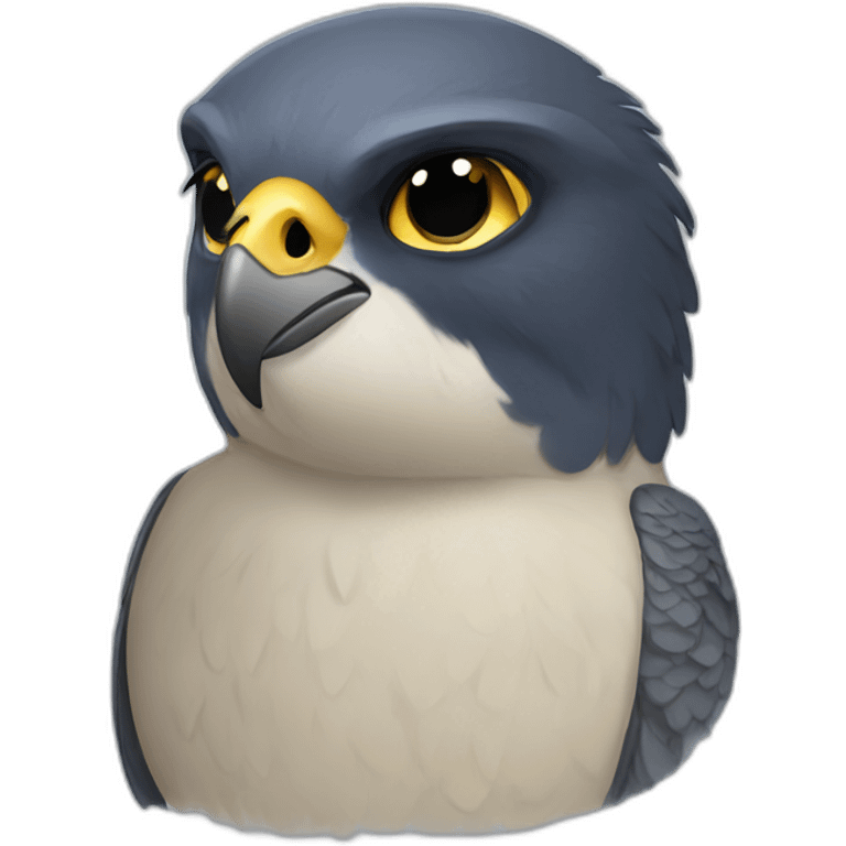 peregrine falcon sad emoji