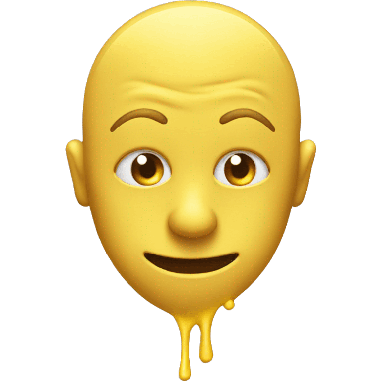 A yellow face emoji, feeling kinda funny, and kidnda feeling hot and steam  emoji