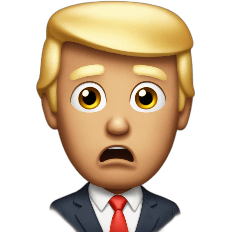 shocked donald trump emoji