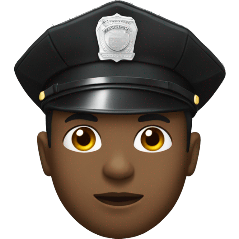 Black police officer named Pierson emoji