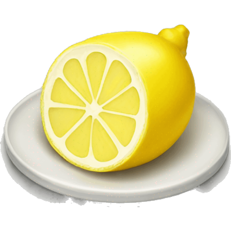 slice of lemon emoji