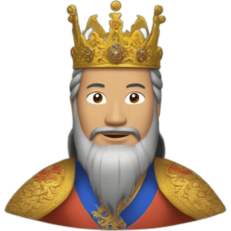 King of bhutan no crown emoji