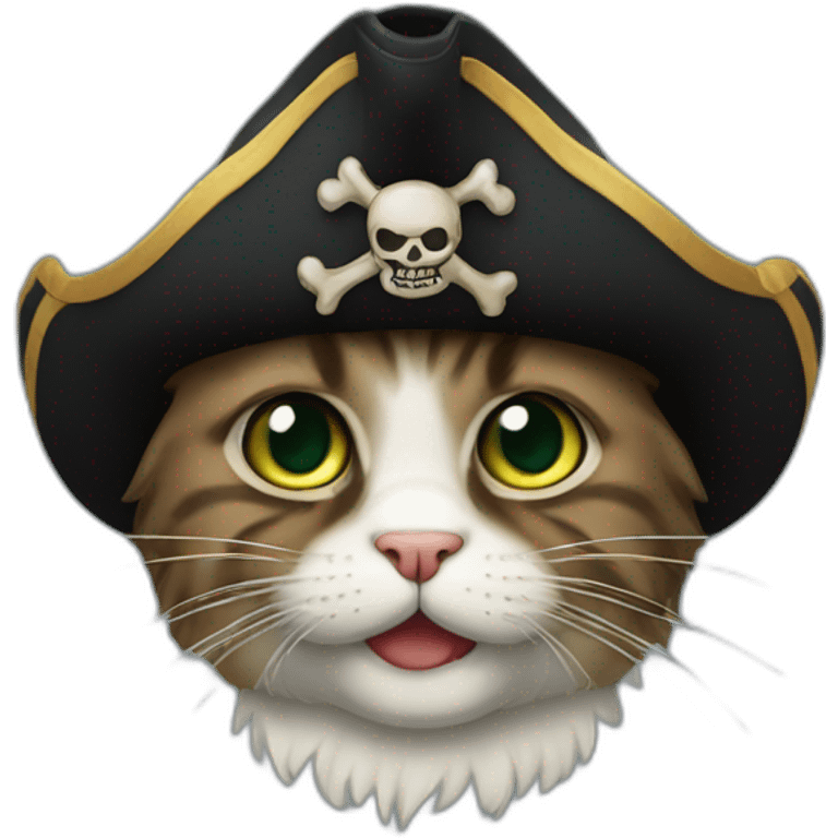 Gato pirata emoji