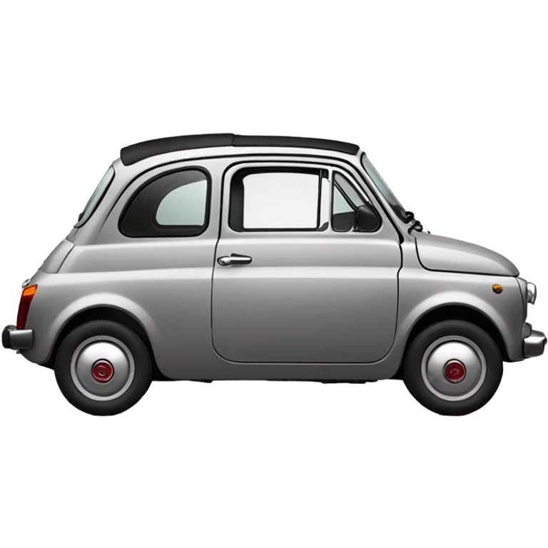 Fiat 500 without logo emoji