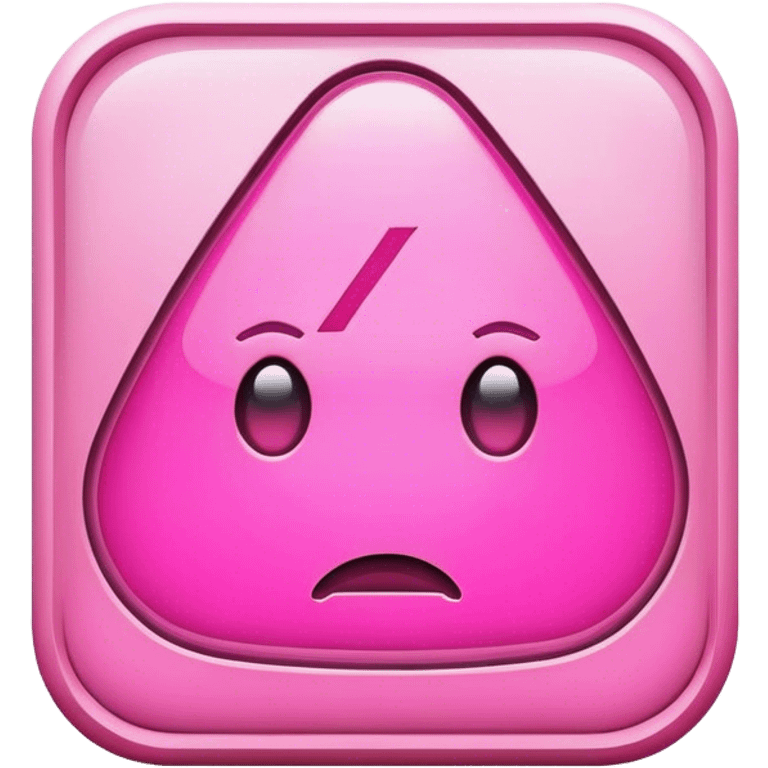 pink alert icon emoji