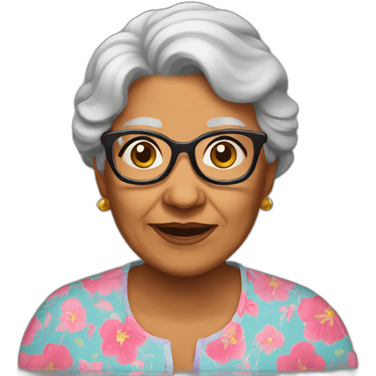 latin grandma emoji