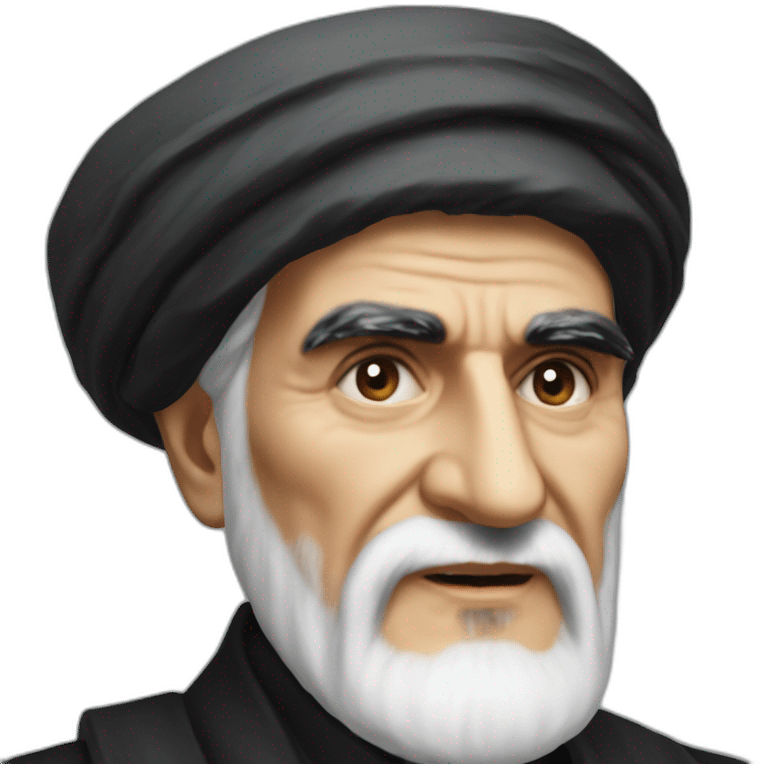 ayaltollah khomeini realistic emoji