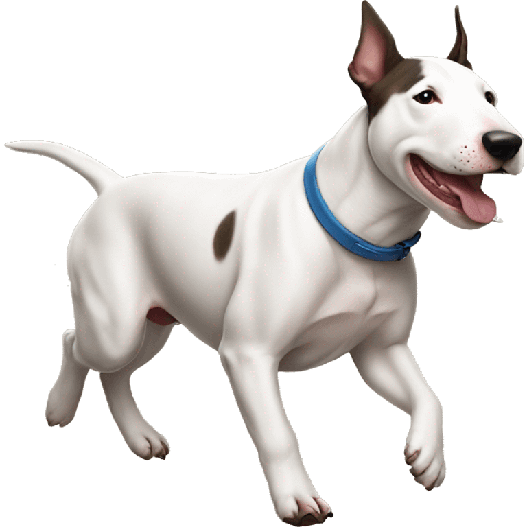 Bull terrier che corre emoji