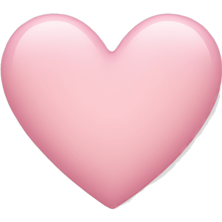 Light pink heart emoji