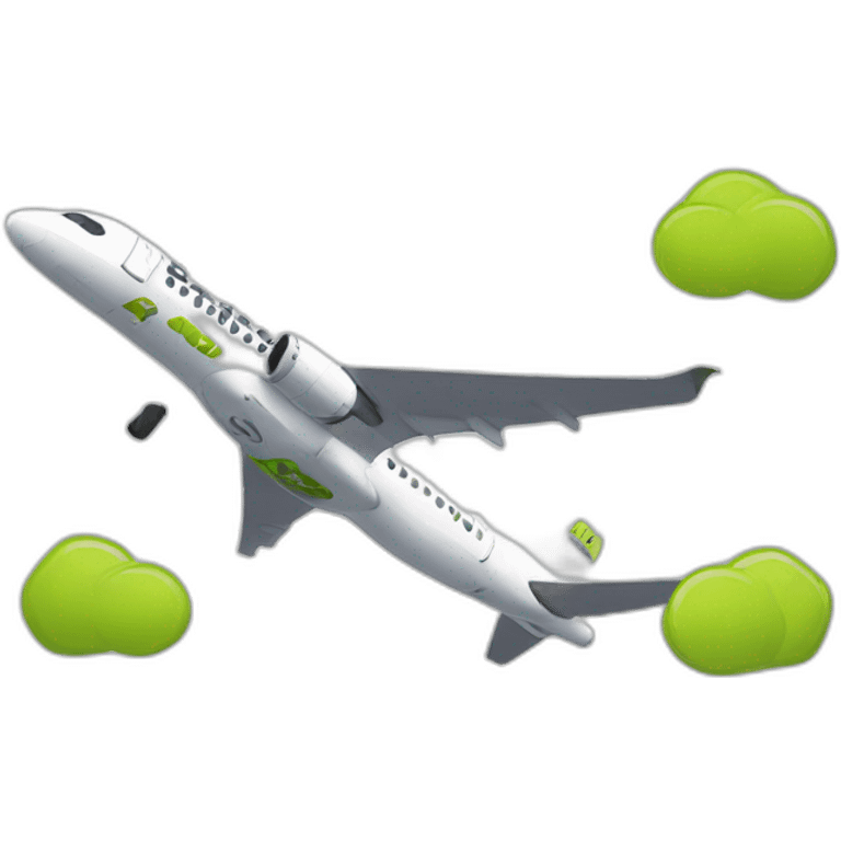 Airbaltic Airbus A220 emoji