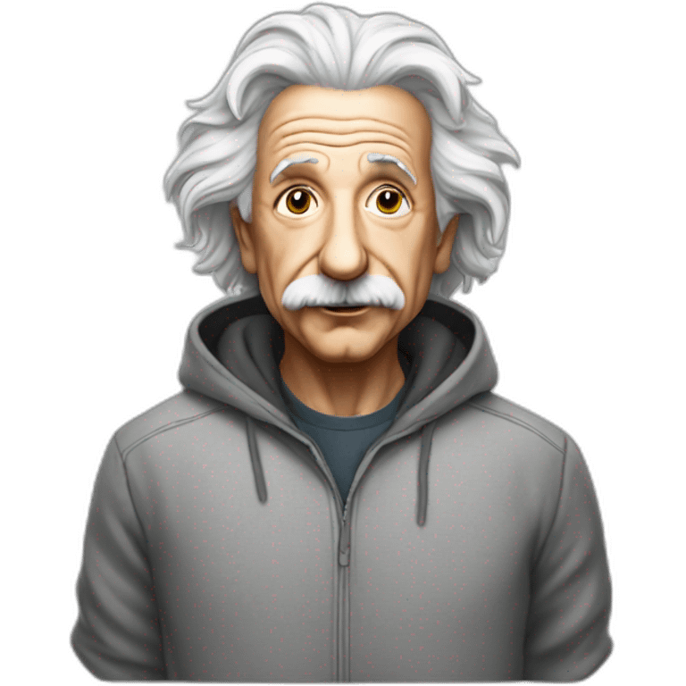 einstein in hoodie emoji