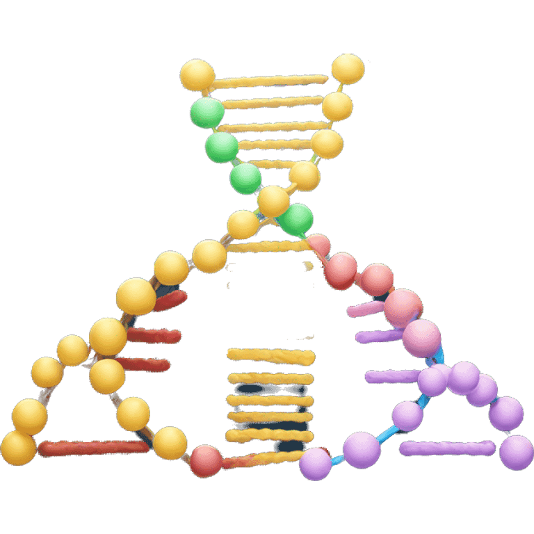 dna with a mountain emoji