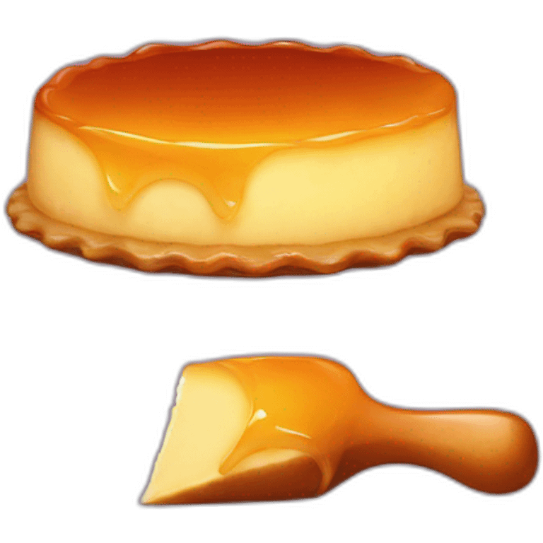 flan qui tire la langue emoji