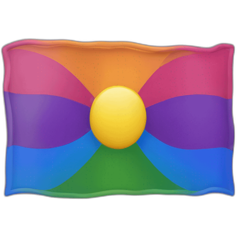 Cœur au couleur du drapeau lgbtqia emoji