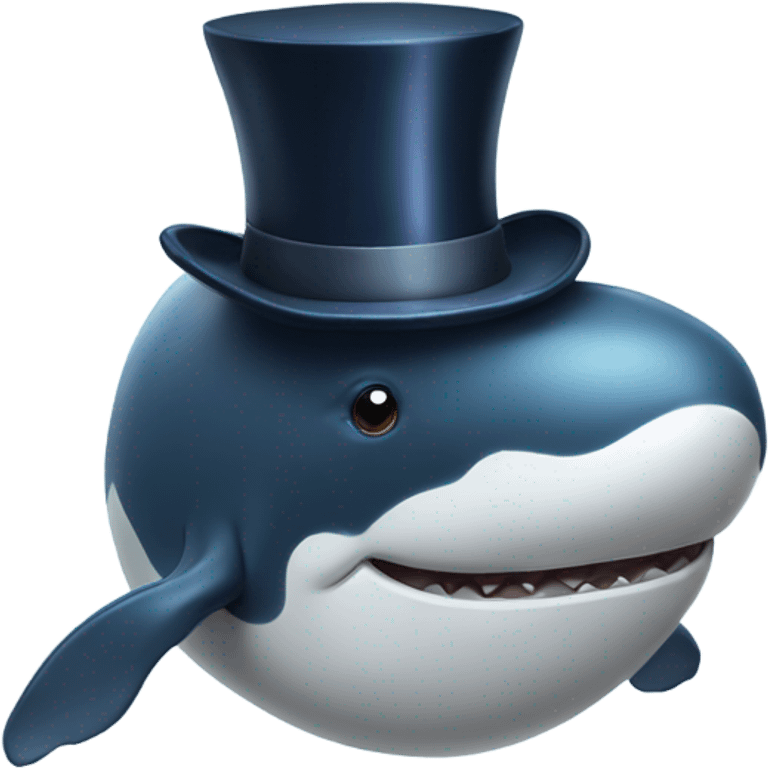 whale in a top hat emoji