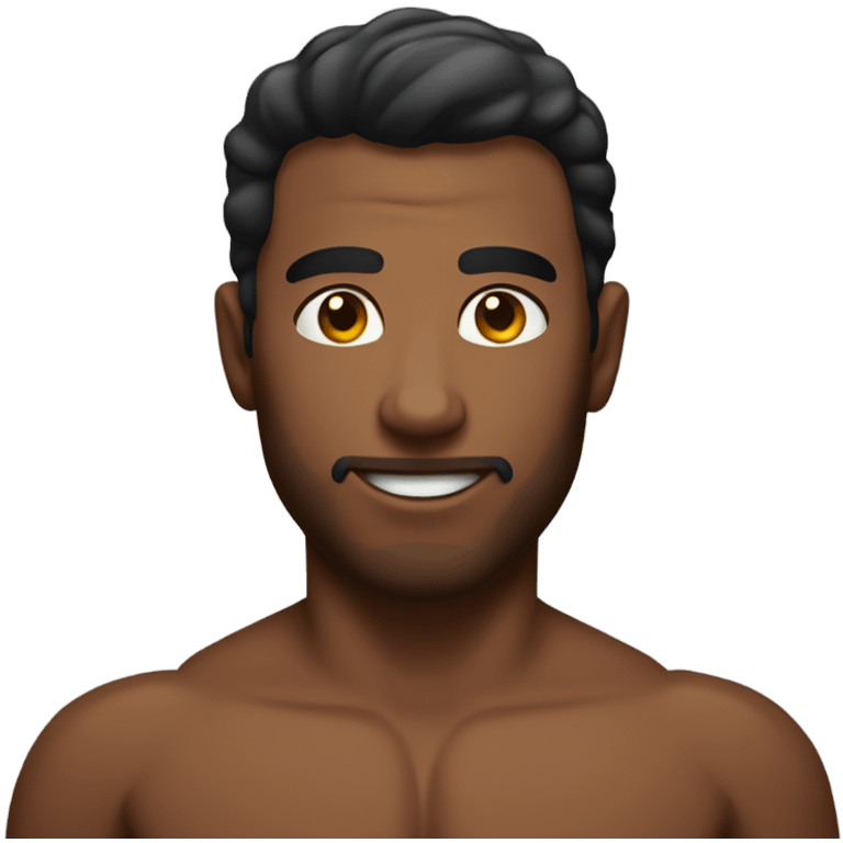 shirtless torso man  emoji