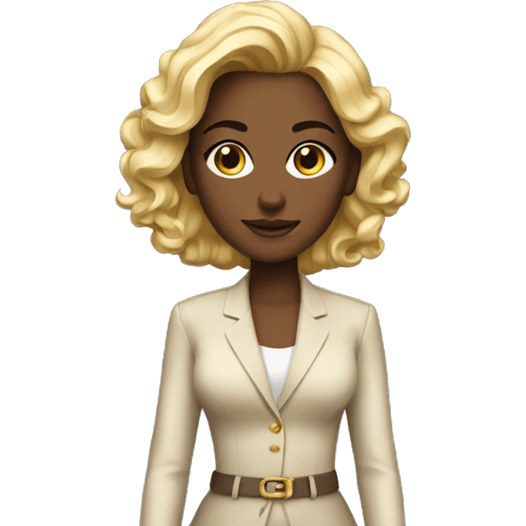 Rich girl  emoji