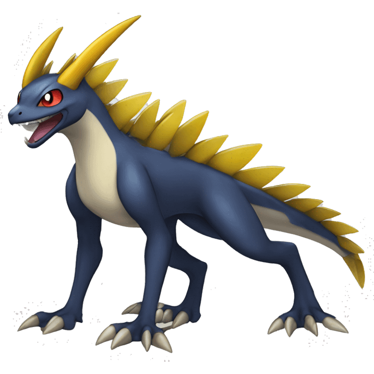 pokémon Nargacuga Fakemon shiny full body emoji