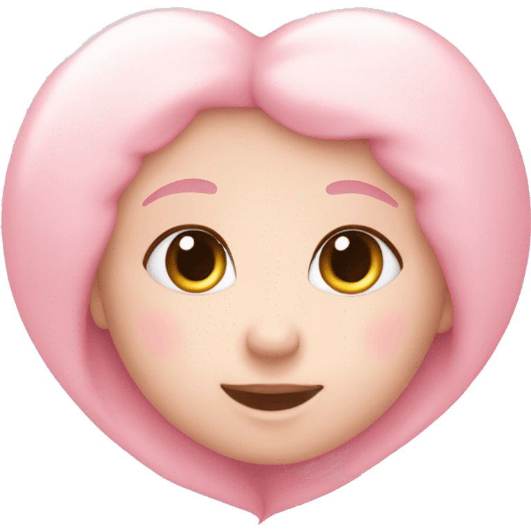 Baby Pink heart  emoji