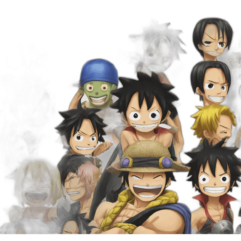 One piece anime emoji