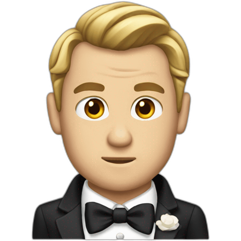 James bond pointed emoji