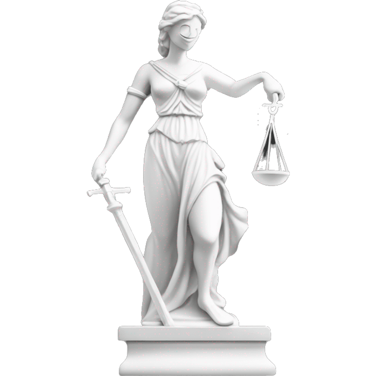 Lady justice statute emoji