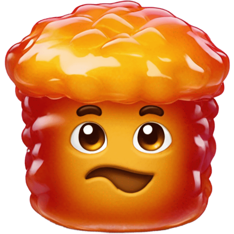 Jelly on a tater tot emoji